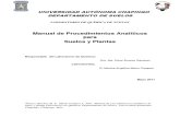 Manual de Procedimientos Analíticos para Suelos y Plantas