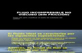 FLUJO INCOMPRESIBLE NO VISCOSO (SIN FRICCIÓN)