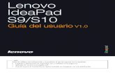 Lenovo IdeaPad S9-S10 UserGuide V2.0 (Spanish)