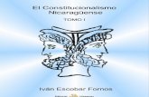 El Constitucionalismo Nicaragüense Tomo I- Ivan Escobar Fornos.