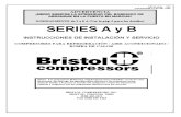 Compresores Bristol Intrucciones de Instalacion