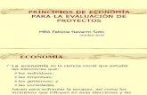 PRINCIPIOS DE ECONOMÍA PARA EVALUACIÓN DE PROYECTOS1