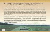 Caracteristicas Sociedad Rural en Bolivia