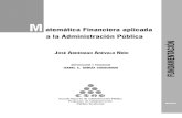AREVALO Jose a - a Financier A Aplicada a La Admin is Trac Ion Publica