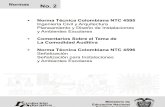 NTC 4595, 4596 diseños instituciones escolares