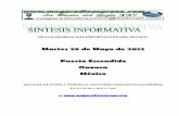 Sintesis Informativa 29 05 2012