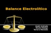 Balance Electrolítico