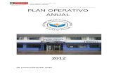 Plan Operativo Anual 2012