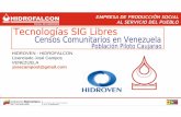 SIG Censos Comunitarios en Venezuela