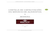 CARTILLA DE CAPACITACIÓN EN SERVICIO DE ALIMENTOS Y BEBIDAS