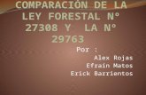 COMPARACIÓN DE LA LEY FORESTAL 1