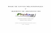 Base de Datos Relacionales y Archivos en Prolog
