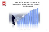 Presentación Sección 35 NIIF para Pymes