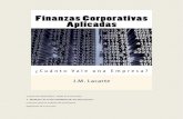 Finanzas Corporativas Aplicadas. ¿Cuánto Vale una Empresa?
