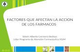 Factores Que Afectan La Axn Farmacos Version 2
