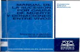 Manual de La Sucesion Por Causa de Muerte - Ramon Meza Barros