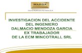 Investigacion Accidente Fatal Del Ing Dalmacio Mendoza Garcia