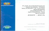 Plan estratégico nacional para mejorar la salud materna perinatal y neonatal en Bolivia 2009 - 2015
