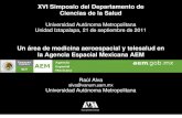 Presentación Un área de Medicina Aeroespacial y Telesalud en la Agencia Espacial Mexicana AEM
