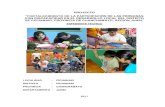 PROYECTO -FORTALECIMIENTO DE LA PARTICIPACIÓN DE LAS PERSONAS CON DISCAPACIDAD EN EL DESARROLLO LOCAL DEL DISTRITO DE PICHANAKI