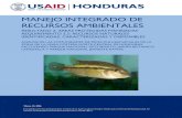 Análisis de las comunidades de peces dulceacuicolas,PN Pico Bonito,JB Lancetilla y PN Jeanette Kawas