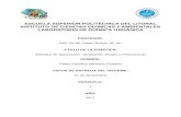 Informe de laboratorio de química orgánica: Métodos de separación: destilación simple y fraccionada ESPOL