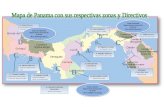 Mapa de Panamá con Directivos Zonales y Distritales de las Asambleas de Dios de Panamá