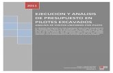 60964583 Ejecucion y Analisis de Presupuesto en Pilotes Excavados