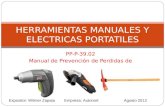 Herramientas Manuales y Electricas Portatiles
