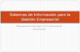 Sistemas de Información para la Gestión Empresarial