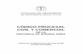 Código procesal civil y comercial de la provincia de Buenos Aires