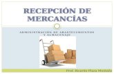 RECEPCIÓN DE MERCANCÍAS