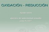 Oxidacion Reduccion Ajuste Redox