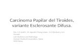 Carcinoma Papilar Del Tiroides, Variante Esclerosante Difusa