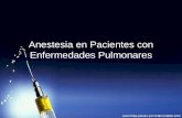 Anestesia en Pacientes Con EPOC