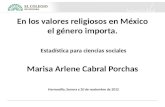 Valores religiosos en México