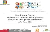 COVIC Rendición de Cuentas Puno Mar 2012
