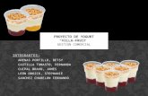 Proyecto de Yogurt Frutado
