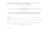 Adición y sustracción de monomios y polinomios con coeficientes enteros y fraccionarios