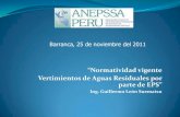 Normatividad Vigente- Vertimientos de Aguas Residuales Por Parte de EPS - Barranca 251111