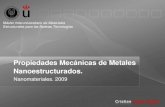 Propiedades Mecánicas de Metales Nanoestructurados-Presentacion