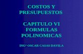 Costos y Presupuestos - Cap Vi - Formulas Polinomicas (r1)