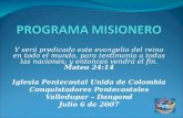 Programa Misionero IPUC-Dangond 2007