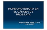 Hormonoterapia en Cancer de Prostata - C Martin de Vidales