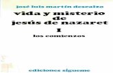 Martin Descalzo Jose Luis - Vida Y Misterio de Jesus de Nazaret 01