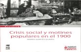 Garces Duran, Mario - Crisis Social y Motines Populares en El 1900