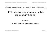 Death Master, - Técnicas de escaneo de puertos