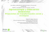 Agroecología y Educación Ambiental, por Daniel López García