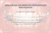 Finalizacion Con Aparatos Ortodonticos Preajustados