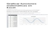 Graficar Funciones Matematicas en Excel